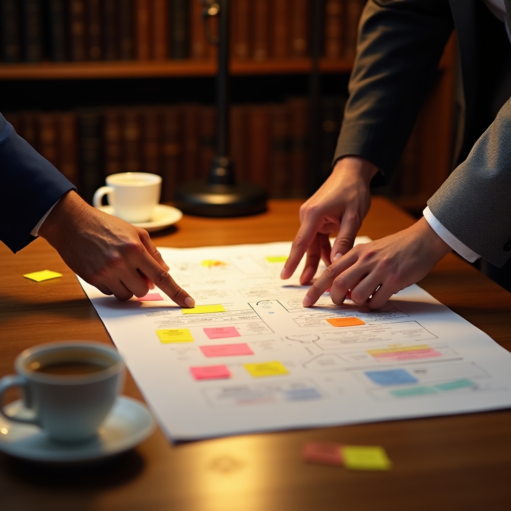 Sessione di pianificazione del team Mirox Via