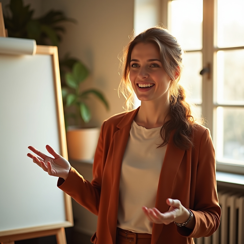 Formatrice aziendale specializzata in workshop pratici per piccole imprese